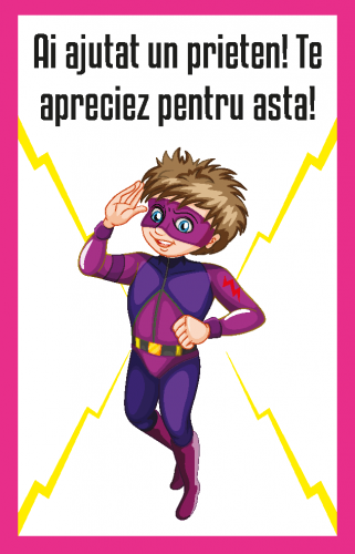 CARTONAȘE „SUPER APRECIERE” 30 BUC. - Ai ajutat un prieten! Te apreciez pentru asta!